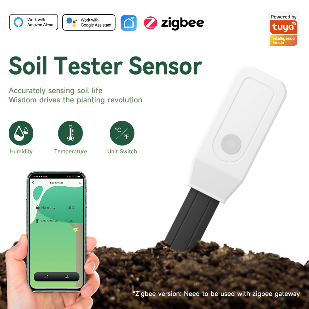 Smart Soil Sensor - iHseno Tuya Zigbee Smart Boden Tester