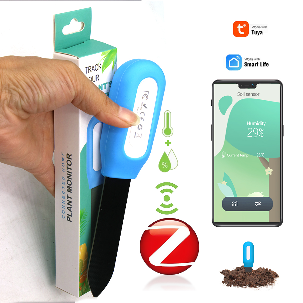 Smart Soil Sensor - Intelligenter Zigbee-Bodensensor für Haus, Garten, Gewächshaus,