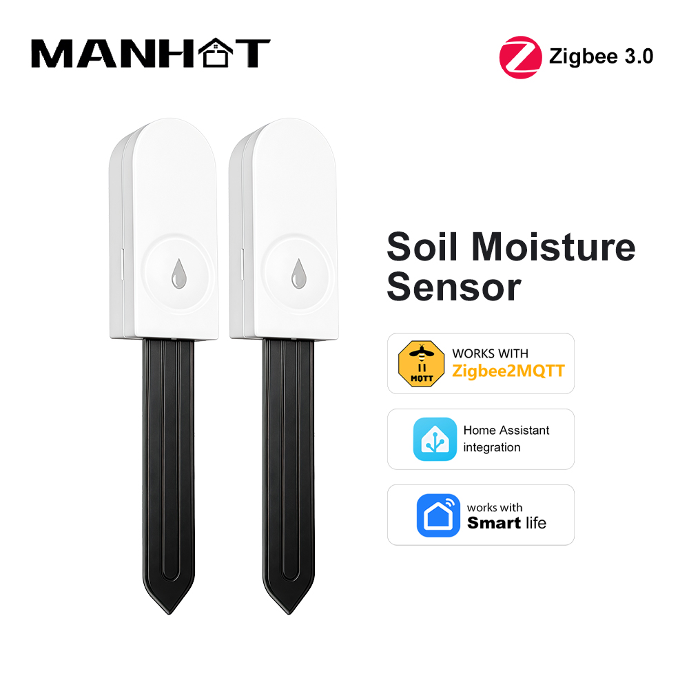 Smart Soil Sensor - Zigbee 3.0 Bodenfeuchtesensor Temperatur- und Feuchtigkeitsmesser