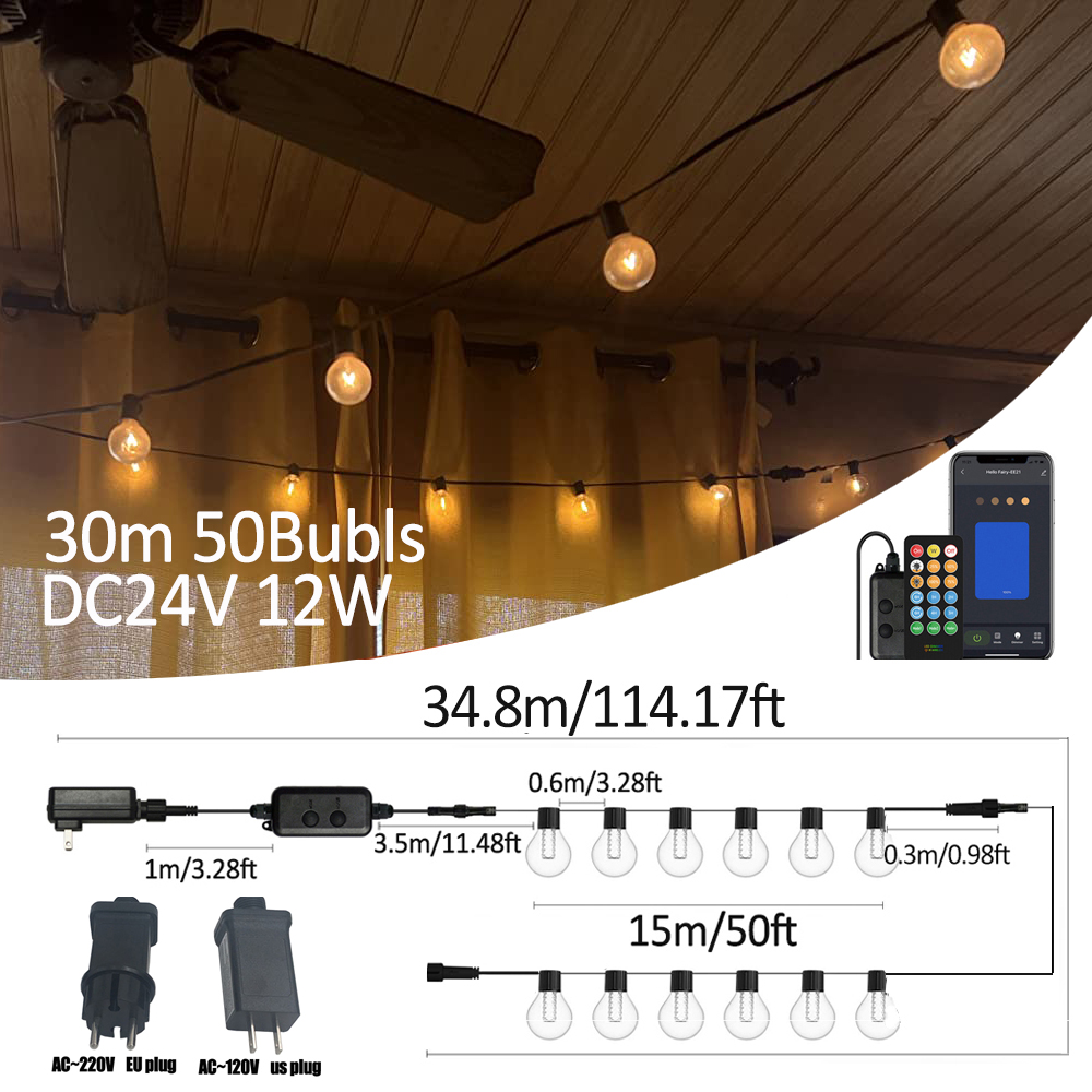 Smart Garden Outdoor - G40 Smart Outdoor DIY LED-Lichterkette mit