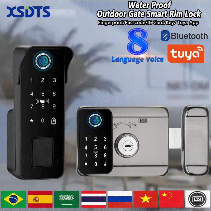 Smart Garden Outdoor - Wasserdichte Intelligente Türschloss Fingerabdruck Outdoor Garten