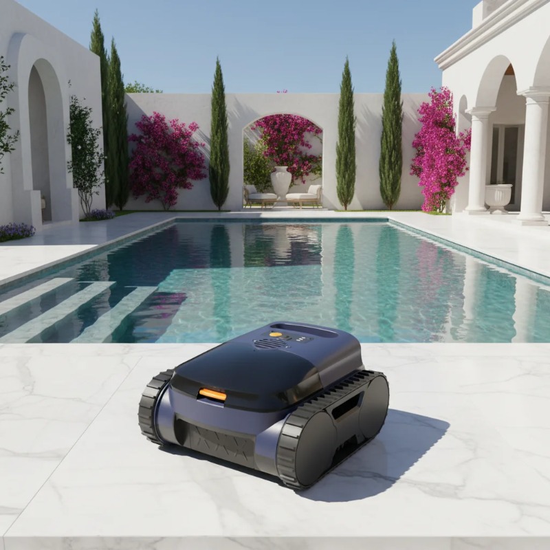 Smart Garden Robot - Airo Kabelloser Roboter-Poolreiniger mit Intelligenter KI-Navigation