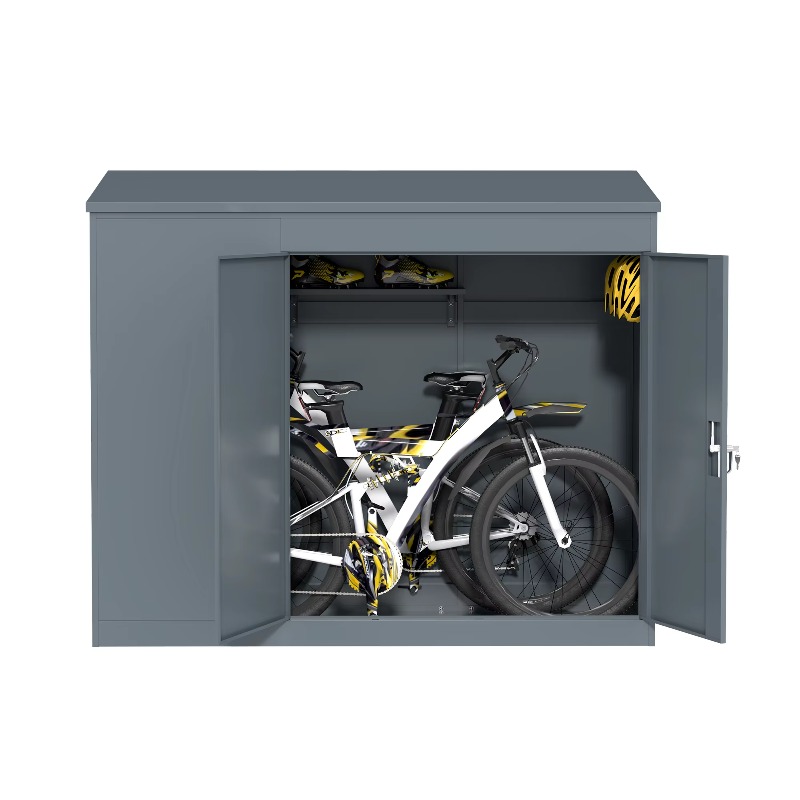 Großer Metall-Fahrradschuppen  – Smart Garden Sheds Bewertung und Preis